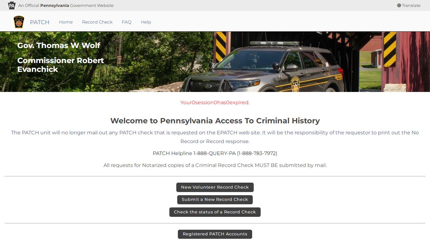 Pennsylvania Access To Criminal History - Home